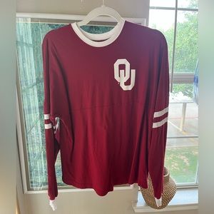 Women’s OU Oklahoma University Long Sleeve Shirt Small